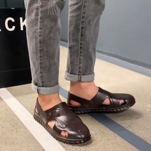 Mens trendy casual beach shoes slip resistant soft soles outdoor wear