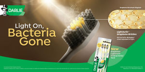 DARLIE Charcoal Spiral Graphene Adult Toothbrush (Soft) 3 units (Super Saver Pack)