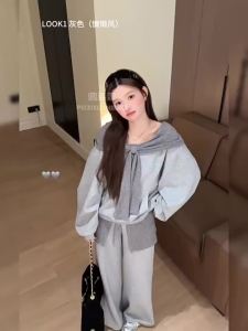 PEIZIXUAN | Attractive Trendy New Sweater Suit Female Autumn Outfit