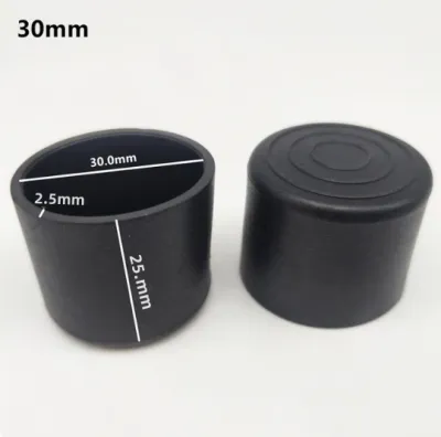 24 PCS Round Furniture Foot Caps Chair Table Sofa Anti-Slip Silent Rubber Leg Pad Wooden Floor Anti-Scratch Protective Pad