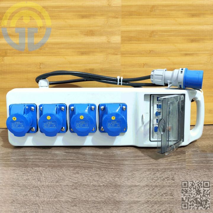 Heavy Duty Waterproof Industrial Distribution Box Multi Socket with ...