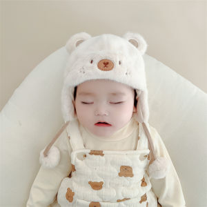 Mũ Trùm Đầu Lông Cừu Dày Dặn Mùa Thu Đông Dễ Thương Cho Bé Trai Và Bé Gái Mũ Trùm Đầu Nhồi Bông Cỡ Nhỏ Từ 3-12 Tháng Tuổi