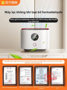 Máy Lọc Không Khí Di Động Nhỏ Dùng Trong Nhà Máy Loại Bỏ Axit Formaldehyde Máy Sát Khuẩn Cho Thú Cưng Mùi Hương Máy Lọc Không Khí