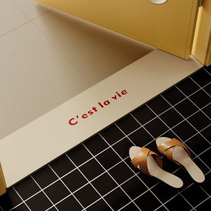 พื้นรองเท้าแบบยาวขอบประตูห้องน้ำดูดซับความชื้นดินปูนสัตว์ทะเลระบายอากาศได้เร็วป้องกันการลื่นในช่องทางเข้ามาของบ้าน