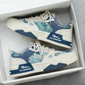 Mens Breathable Summer Casual Shoes Versatile Star Design High-End Feelings Youth Trendy Brand Glue-Welding Process Rubber Outsole