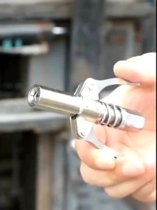 10000 PSI Grease Gun Coupler Heavy-Duty original locking grease coupler Quick Release Grease Coupler NPTI/8 Two Press Easy To Push Accessories Repair