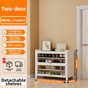 Dustproof Multilevel Steel Shoe Cabinet