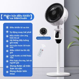 Quạt Đứng Không Khí Mát Mẻ Âm Lượng Thấp Kiểm Soát Bằng Tiếng Ồn NOCCLILI Y6 Quạt Điện Điều Hòa Không Khí Dùng Tại Nhà Ký Túc Xá