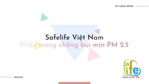 [Safeliffe Việt Nam] Khẩu trang SafeLife N96+ 3D cao cấp Khẩu trang chống bụi mịn Pm2.5 Koshka Home