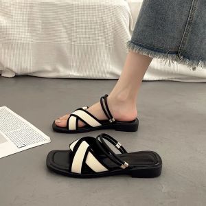 Womens Versatile Summer Fashionable Flat Sandals