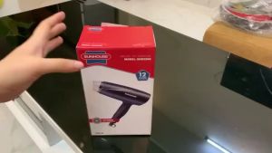 Máy sấy tóc Sunhouse SHD2306 đen Công suất 1200W với 3 tốc độ Tự động ngắt điện khi quá tải nhiệt Máy sấy tóc lạnh Máy sấy tóc mini Máy sấy tóc công suất lớn Bảo hành 24 tháng