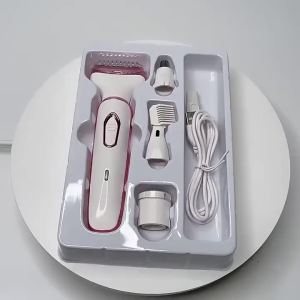 ✨2025✨4 in 1Lady shaverUSBRechargeable Electric Shaver Leg Hair Armpit Hair Remover Private Part Pubic Hair[Warm and Bright Home]
