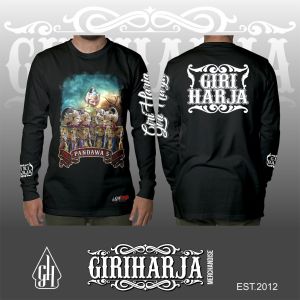 Kaos wayang golek PANDAWA 5 / kaos wayang golek Giri Harja / Kaos wayang golek sunda / kaos tangan panjang