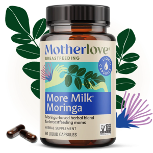 Motherlove More Milk Moringa Lactation Supplement (Fenugreek-free) - 60 Liquid Capsules Exp March 2031