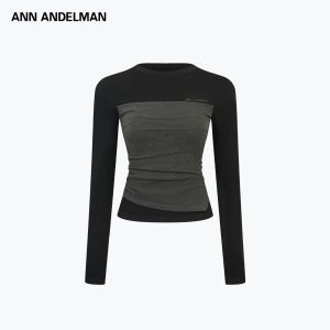 ANN ANDELMAN | Long Sleeve Fitted Slim Knit Base Layer Shirt