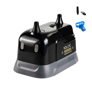 เครื่องสูบลมลูกโป่งไฟฟ้า FLEXTAIL X VOLLYC หัวฉีดคู่สำหรับลูกโป่ง เครื่องสูบลมลูกโป่งแบบเสียบปลั๊ก EU สำหรับตกแต่งงานปาร์ตี้