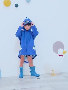 Boys Girls Dinosaur PVC Rain Boots Baby Non-slip Soft Rubber Shoes Kids Lightweight Comfortable Outdoor Casual Water Play Shoes
