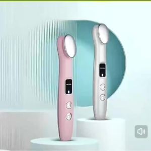 Eye Massager Wand for Dark Circles & Puffiness-Facial Beauty Device with Hot Compress and Vibration for Skin Care and Relaxation