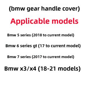 LAIERTU | BMW 5 Series Gear Shift Cover Interior Accessories