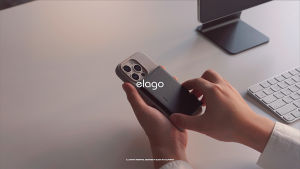 Elago Magnetik Card Holder dengan Kulit