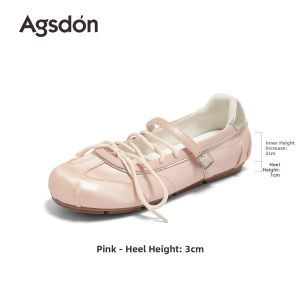 Agsdon | Ballet-style Pink Mary Janes