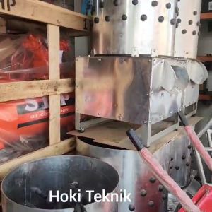 Mesin Pencabut Bulu Ayam 1/2 PK Bahan Tebal