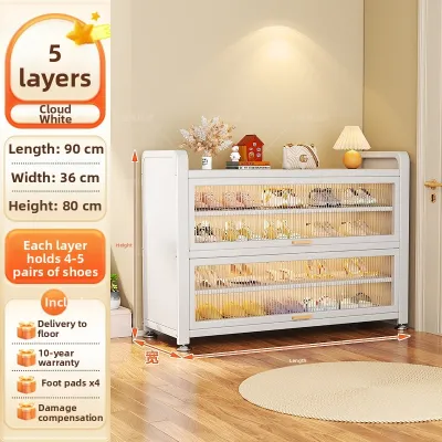 DIBIOU | Steel Multi-layer Large Capacity Dustproof Shoe Cabinet