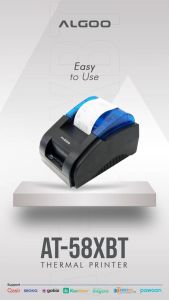 ALGOO AT-58XBT Printer Thermal Cetak Struk PPOB USB BLUETOOTH RJ-11