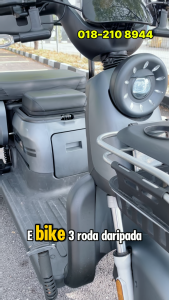 AZ E Bike Skuter Elektrik 3 Roda Electric Tricycle For Adult Electric Scooter 3 Wheels