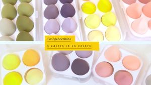 4/8PCS Cosmetic Puff Set Makeup Foundation Sponge Women Powder Puff Makeup tools Make up Blender