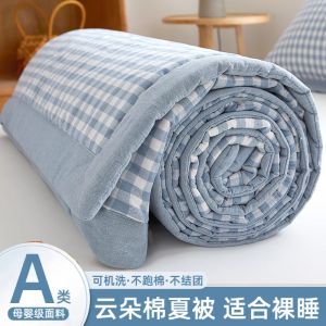 Đồ Lót Chăn Máy Giặt Chăn Mùa Hè Mỏng Cho Học Sinh Chăn Mùa Xuân Thu Chăn Lông Vũ Sợi Tổng Hợp Có Thể Giặt Được Chất Liệu Lót