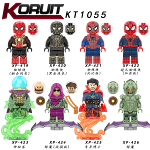 Công Chúa Green Goblin Doctor KT1055 Spiderman Hero No Return Assembly Blocks Đồ Chơi Trẻ Em Túi Đồ Chơi Xếp Hình