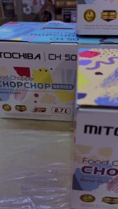 CHOPPER MITOCHIBA CH 50 - Pelumat Daging Buah Sayur 0.7L - Daya 300W - Kecepatan 1456rpm - Original 100% - Kartu Garansi+Buku Panduan (ROSE GOLD)