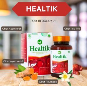 HEALTIK ASLI ORIGINAL OBAT UNTUK NYERI SENDI REMATIK ASAM URAT HERBAL 100%