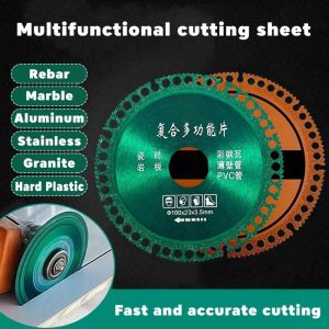 6-in-1 Diamond Saw Blade Cut Off Wheels Diamond Cutting Disc Metal Iron Rock Slab Marble Saw Blade