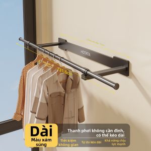 Hotata | Giá Phơi Đồ Treo Tường Ban Công Gia Đình Lắp Bên