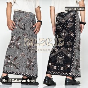 Sarung Batik Terbaru Kembang Bakaran Bahan Katun Halus Motif Tradisional nyaman