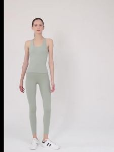 alo yoga ชุดโยคะเสื้อกั๊กไลคร่า ยืดหยุ่นสูง ความรู้สึกเปลือยเปล่า แน่นยาว สองชั้น 6 บราโยคะลดความอ้วนสำหรับใส่ด้านนอก