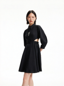 Vero Moda | Đầm Áo Sơ Mi Tay 3/4 Thiết Kế Nơ Mùa Xuân/Hè Mới