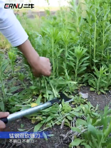 Multifunctional Double Chopping Sickle for Farmer: Ideal for Harvesting Straw Chopping Wood and Cutting Trees