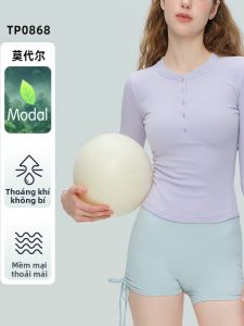 Spring Summer Womens Sport Long Sleeve T-Shirt Yoga Wear
