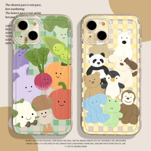 Jellycat Cute Transparent Phone Case for Apple Iphone 14 15 pro Max 13 12 Mini Women 11 pro X Sr16 plus Full Cover Protective Shell
