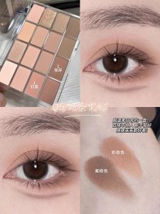 Herorange 16-Color Eyeshadow Palette Natural Nude Shimmer Beginner-Friendly Earth Tone Matte Glitter Daily Smokey Eye Makeup