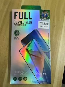 Full Glue Curved 3D Tempered Glass for Samsung- Note10 Note20 Note8/Note9 S9/S8 S21 S21Plus S10-5G Full Cover protectors