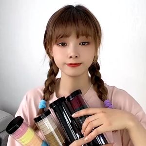 Ikat Rambut per box Ikat Rambut Polos Warna Warni