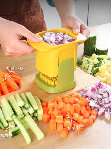 Multi-Purpose Kitchen Tool Onion Dicer Fries Cutter Carrot Ham Grater Home Use Cucumber Potato Cutter Slicer Essential Cooking Equipment