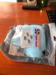 Khẩu trang 5d XANH DƯƠNG Túi 4v dễ sử dụng co dãn thời gian  laura