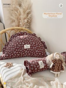 ZHISHAN | Removable Washable Baby Safety Pillow Round Infant Crib Bumper