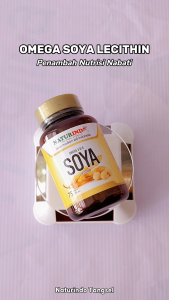 VITAMIN ANAK PENAMBAH NAFSU MAKAN VITAMIN ANAK TERLAMBAT BICARA SPECCH DELAY SOYA LECITHIN NATURINDO OMEGA SOYA