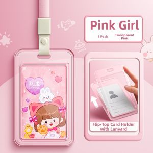 deli | Transparent Protective Student Card Holder